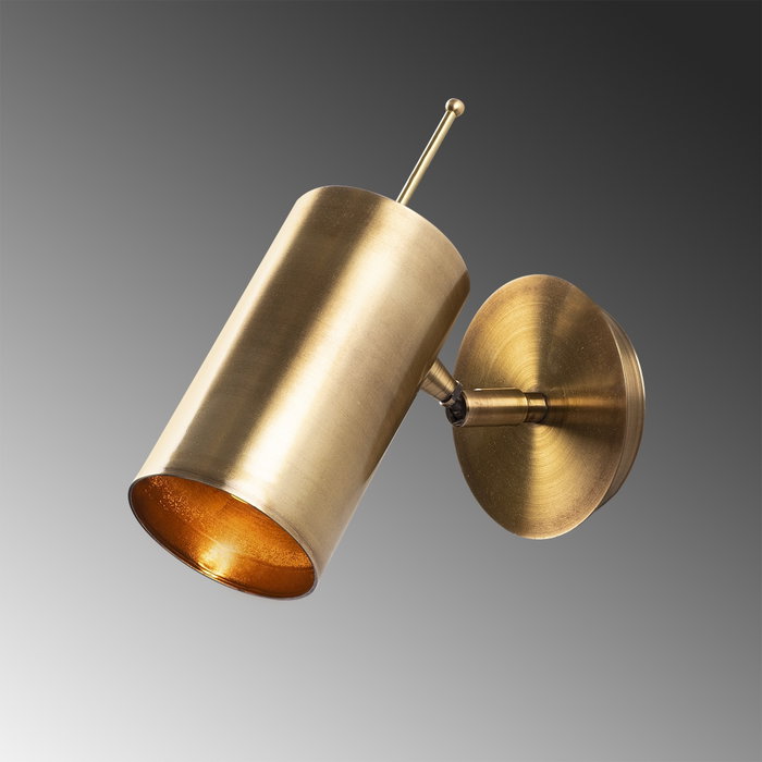 Opviq Lámpara de Pared 6382, Metal, Acabado Antiguo, Casquillo E27 Max 40W, Elegante Diseño Moderno para Hogar